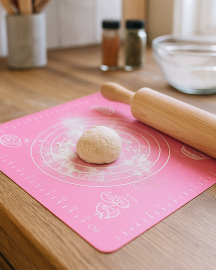 Non-stick Dough Rolling  Baking Mat - (1 Pc  29x26 Cm)