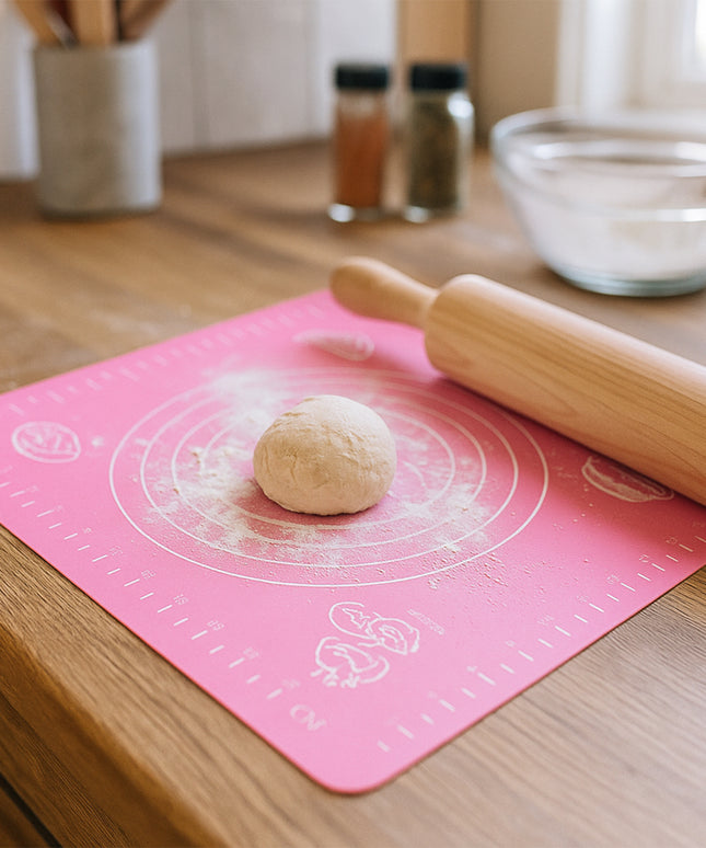 Non-stick Dough Rolling  Baking Mat - (1 Pc  29x26 Cm)