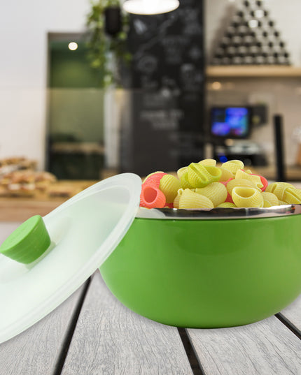 Apex 2200ml Microwave-safe Plastic Serving Bowl With Lid (1 Pc)