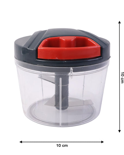 Compact Manual Hand-press Vegetable Chopper (1 Pc)