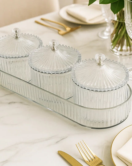 Dry Fruit  Snack Storage - (3 Pc  Set)