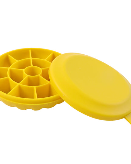 Premium Round Ice Cube Tray With Lid (1 Pc)