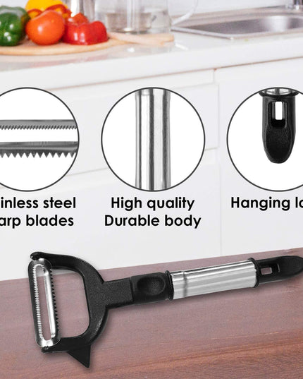 2618 2-in-1 Double Julienne And Vegetable Peeler