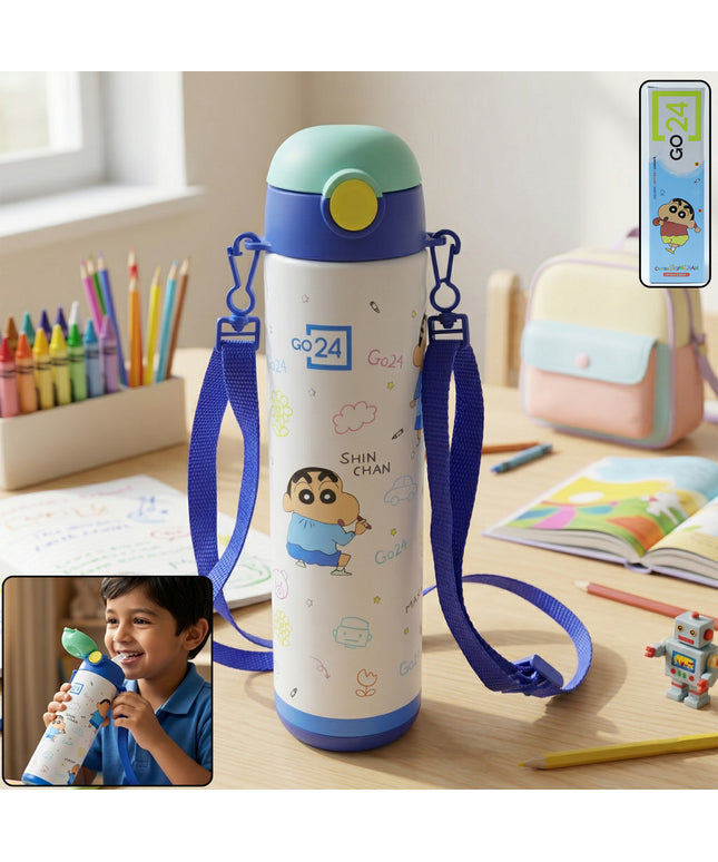 Pexpo Kids School Stainless Steel Water Bottle 500 Ml Approx (1 Pc)