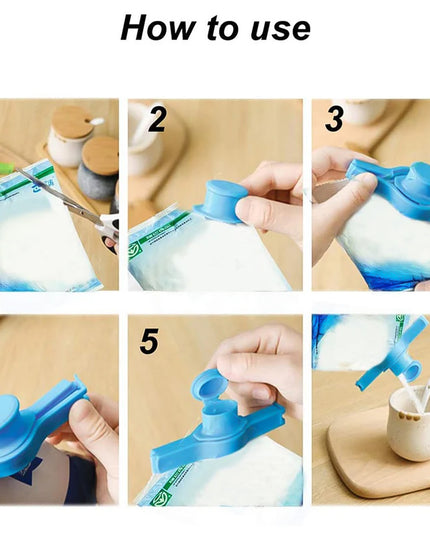 Packet Pourer  Sealer Clip - (4 Pc)