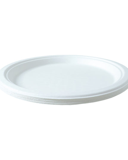 Vegnar Disposable Round Food Serving Plate (10 Pc)