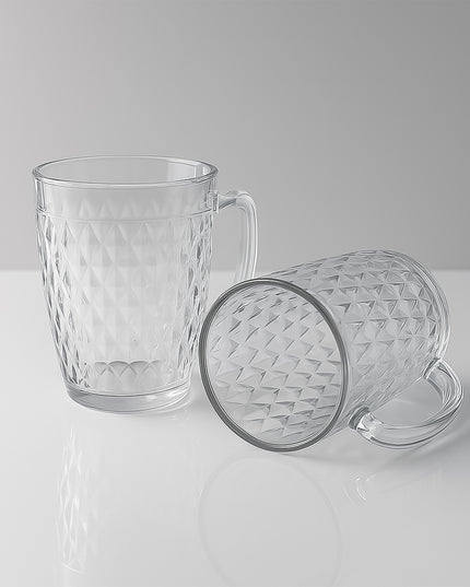 Apex Mocktail Mug Glass (2 Pc Set  400 Ml)