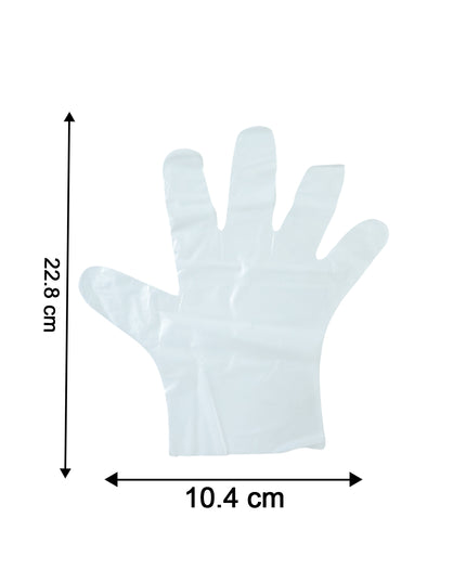 Disposable Plastic Hand Gloves Small Size 100 Pc