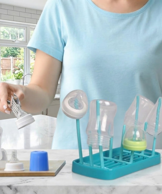 Baby Feeding Bottle Drying Rack (1 Pc Set)