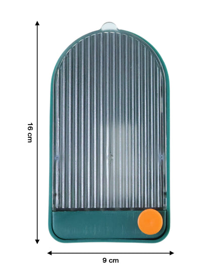 Wall Mounted Soap Holder With Drain Tray (1 Pc)