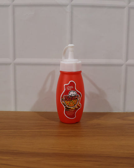 Small Plastic Squeeze Sauce Bottle For Pizza Ketchup Mayonnaise Dispensing (1 Pc)