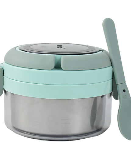 Ganesh Tiara 400ml Stainless Steel Insulated Lunch Box With Leakproof Lid  Folding Spoon